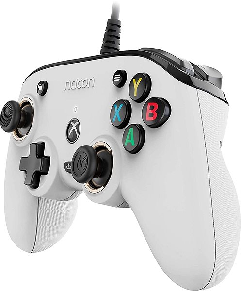 Gamepad Nacon Pro Compact Controller - White - Xbox Boční pohled