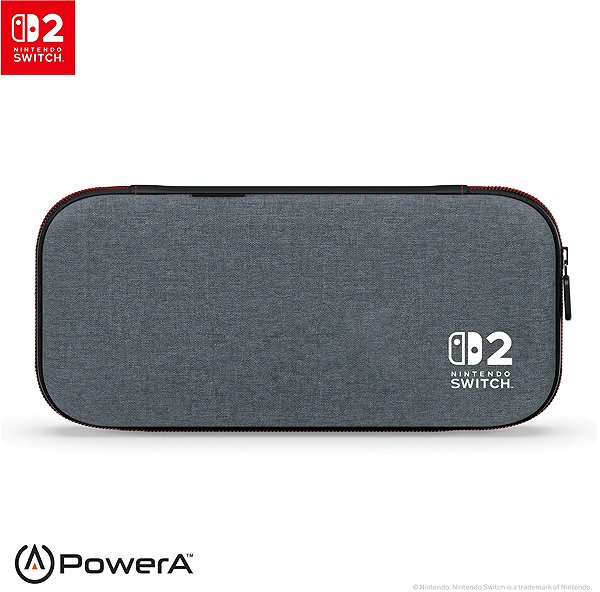 Obal na Nintendo Switch PowerA Slim Case - Nintendo Switch 2 - Dark Heather Grey ...
