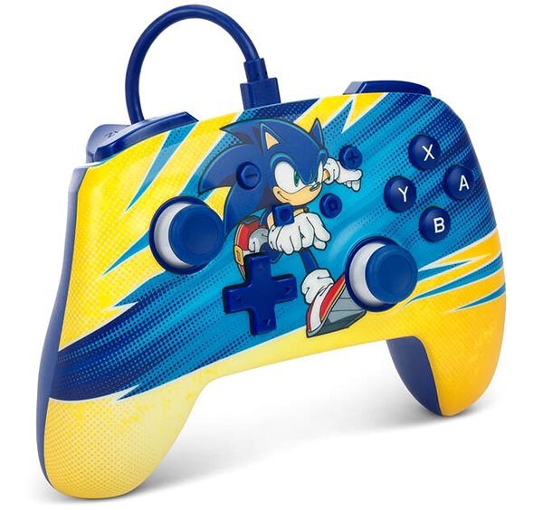 Gamepad PowerA Enhanced Wired Controller - Nintendo Switch - Sonic Boost ...
