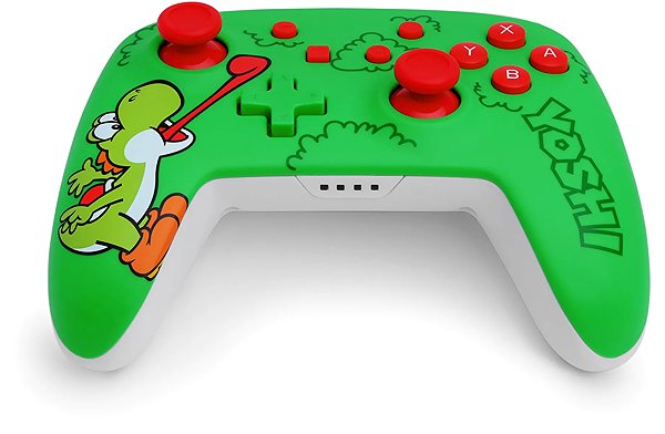 Gamepad PowerA Wireless Controller for Nintendo Switch - Hungry Yoshi ...