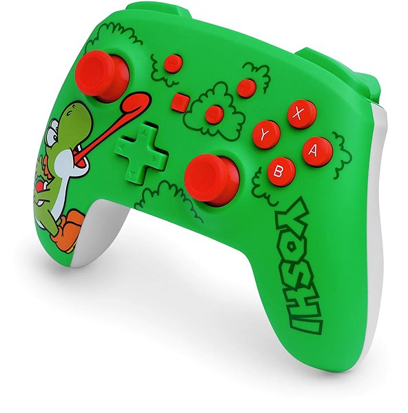 Gamepad PowerA Wireless Controller for Nintendo Switch - Hungry Yoshi ...