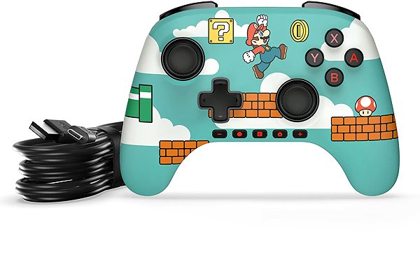 Gamepad PowerA Advantage Wired Controller for Nintendo Switch 2 - Super Mario Time ...
