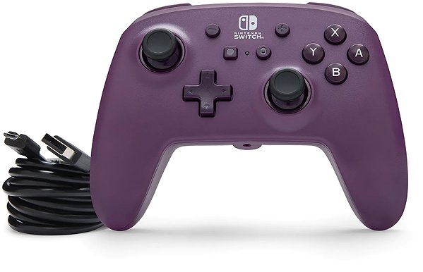 Gamepad PowerA Enhanced Wired Controller for Nintendo Switch - Galaxy Purple ...