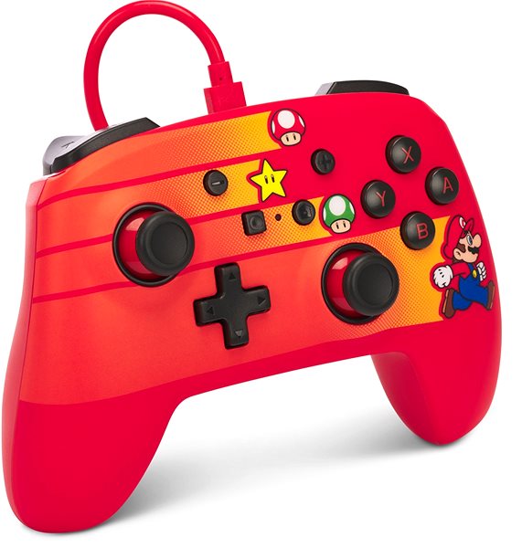 Gamepad PowerA Enhanced Wired Controller – Speedster Mario - Nintendo Switch ...