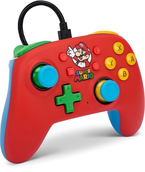 Gamepad PowerA Wired Nano Controller - Mario Medley - Nintendo Switch ...