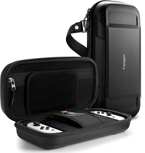 Obal na Nintendo Switch Spigen Rugged Armor Pro Pouch Black Nintendo Switch/Switch OLED ...