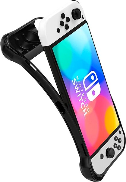 Obal na Nintendo Switch Spigen Rugged Armor Black Nintendo Switch OLED ...