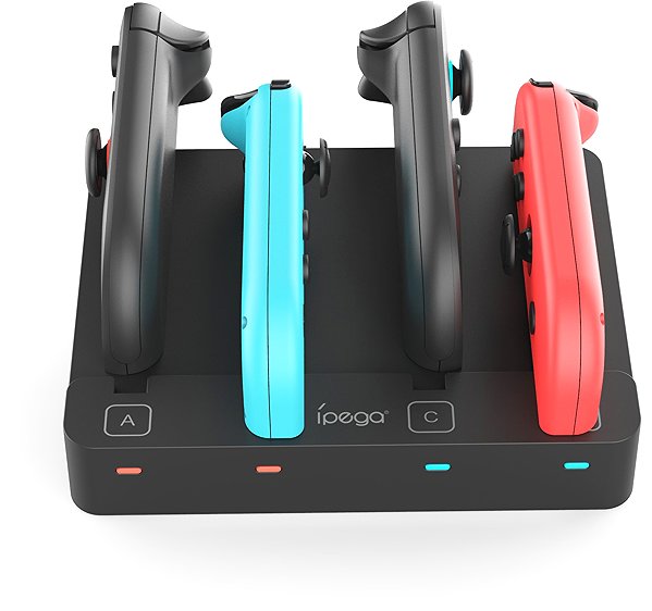 Nabíjecí stanice iPega SW2081 Nabíjecí Stanice pro JoyCon Ovladače Nintendo Switch 2 Black ...