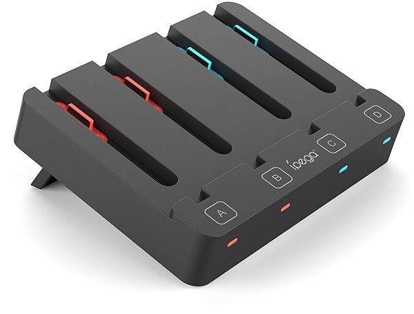 Nabíjecí stanice iPega SW2081 Nabíjecí Stanice pro JoyCon Ovladače Nintendo Switch 2 Black ...