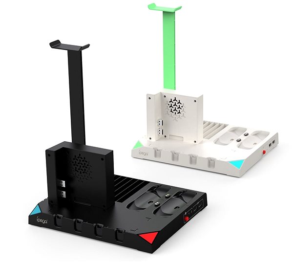 Nabíjecí stanice iPega SW036 Nabíjecí Stanice s Chlazením pro Nintendo Switch White ...