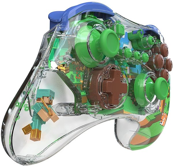 Gamepad PDP REALMz Wireless Controller - Minecraft Forest Biome - Nintendo Switch ...