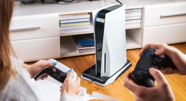 Dobíjecí stanice FIXED Multifunctional Stand pro PlayStation 5