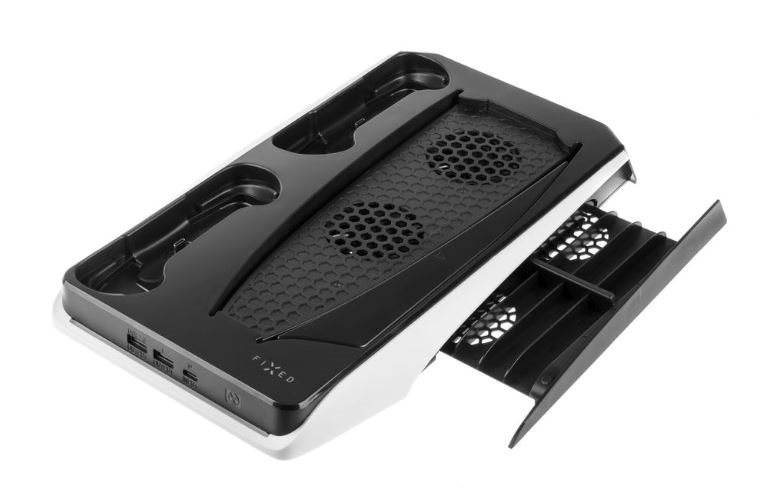 Dobíjecí stanice FIXED Multifunctional Stand pro PlayStation 5