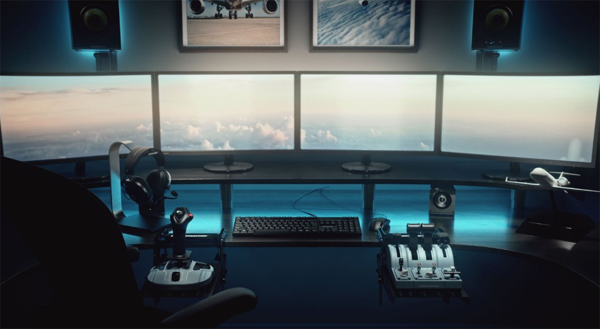 Ergonomická replika ovládacích prvků AIRBUS