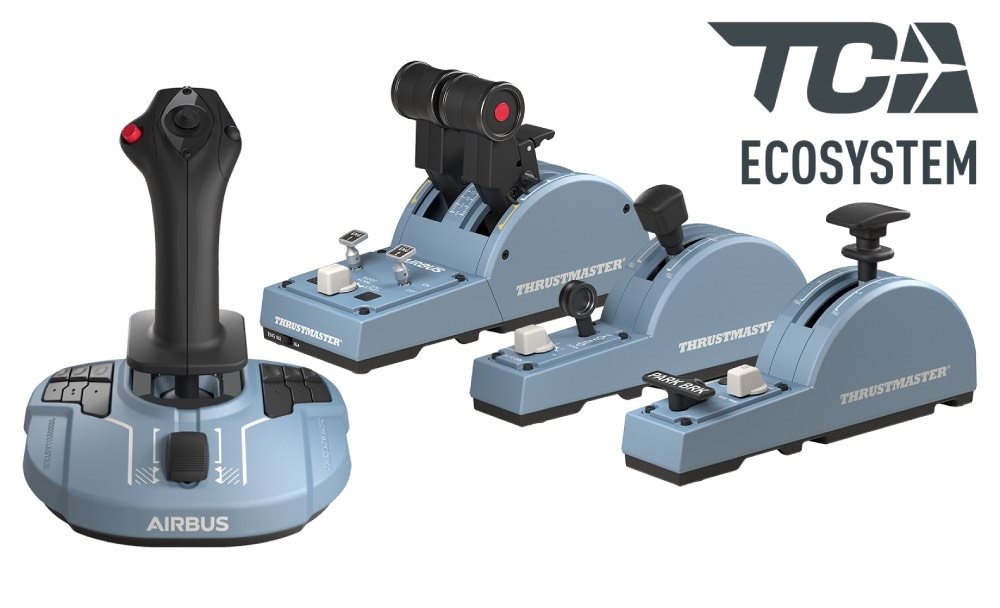 Herní ovladač Thrustmaster TCA Quadrant ADD-ON Airbus Edition