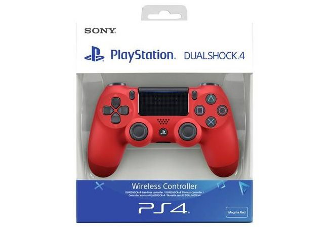 Gamepad Sony PS4 Dualshock 4 V2 - Magma Red + Marvels Spider-Man