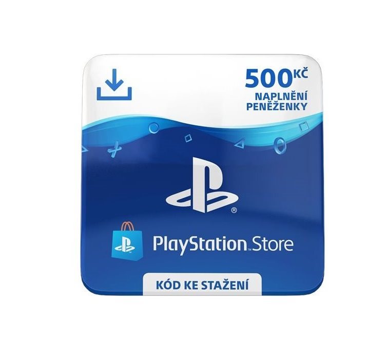 Dobíjecí karta PlayStation Store - Kredit 500 Kč - CZ Digital