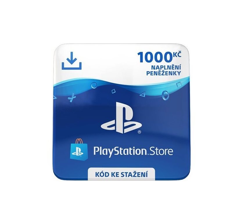 Dobíjecí karta PlayStation Store - Kredit 1000 Kč - CZ Digital