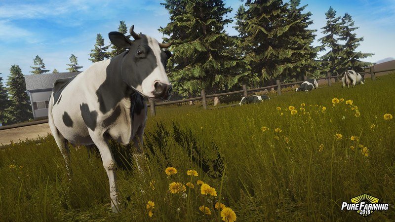 Ať už jde o krávy nebo jiná zvířata Pure Farming 2018 - zvířena