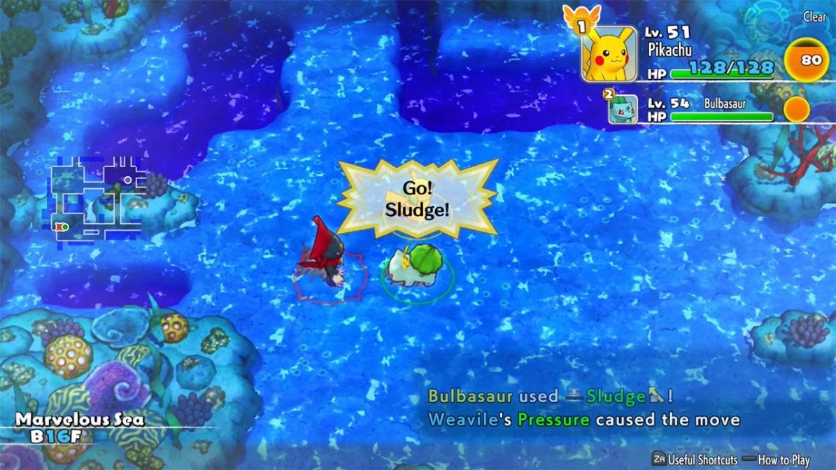 Pokémon Mystery Dungeon: Rescue Team DX, screenshot
