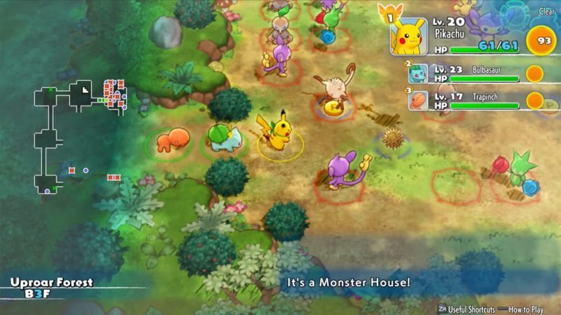 Pokémon Mystery Dungeon: Rescue Team DX, screenshot