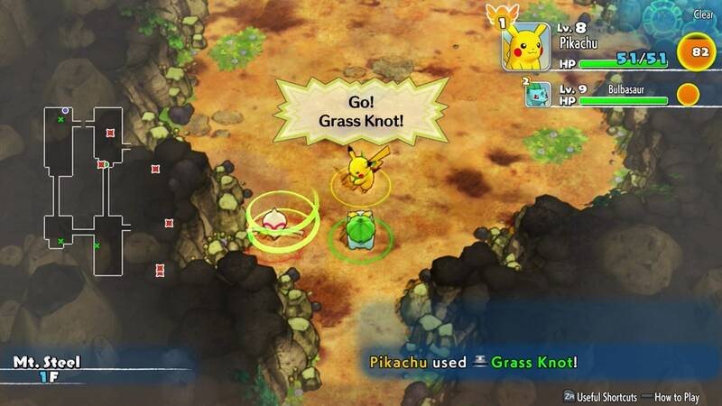 Pokémon Mystery Dungeon: Rescue Team DX, screenshot