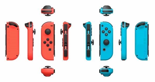 Nintendo Switch Joy-Con, Neon Red/Neon Blue