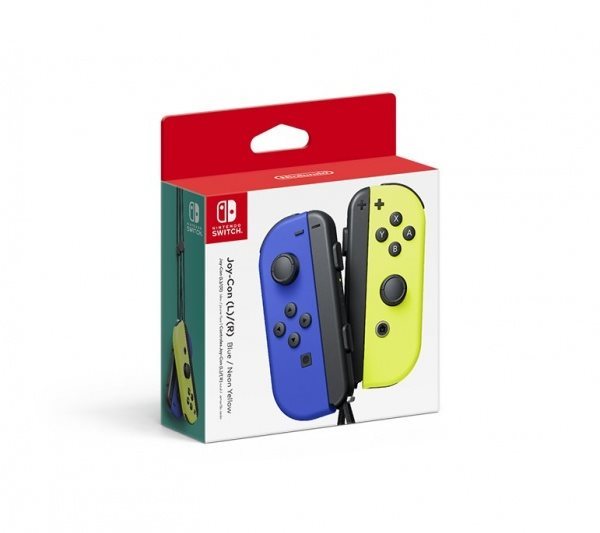 Nintendo Switch Joy-Con, Blue/Neon Yellow