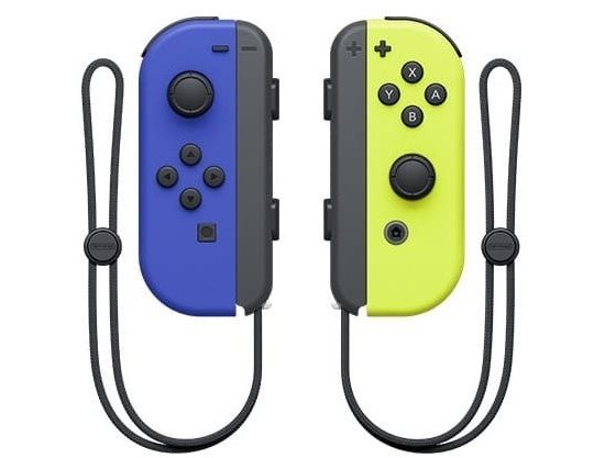 Nintendo Switch Joy-Con, Blue/Neon Yellow