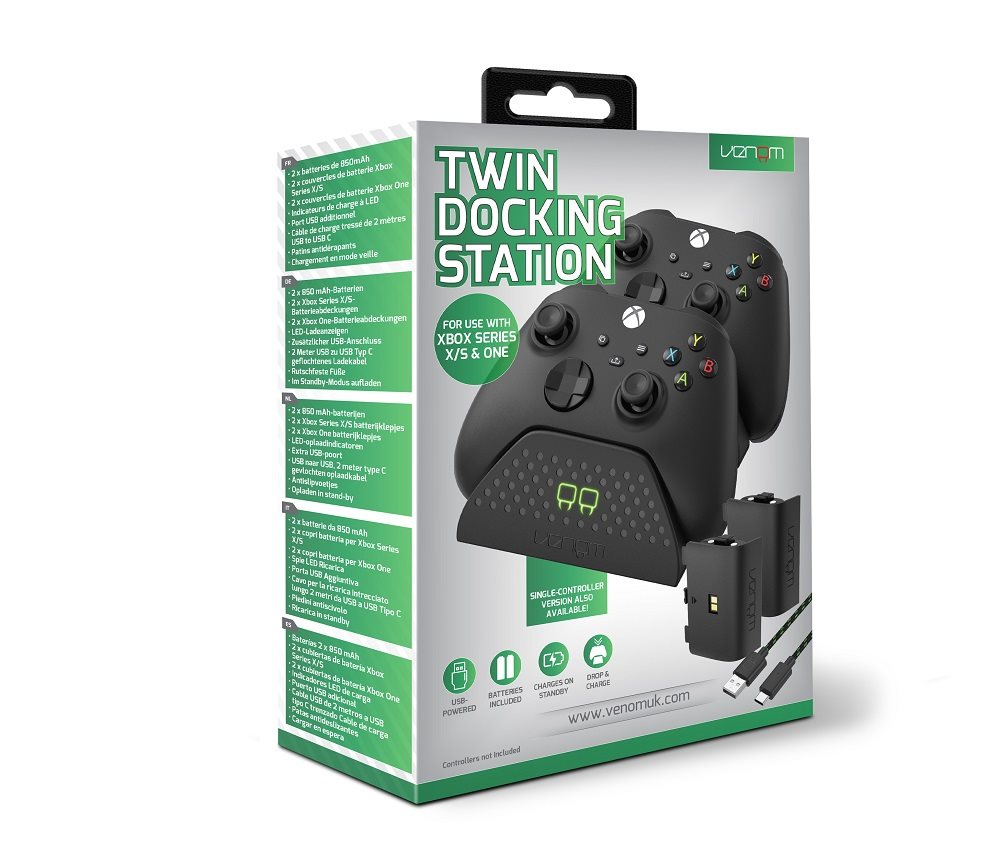 Dobíjecí stanice VENOM VS2881 Xbox Series S/X & One Black Twin Docking Station