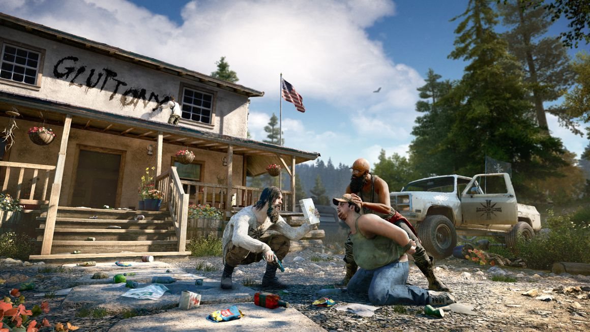 Terorizující kult Far Cry 5 Xbox One